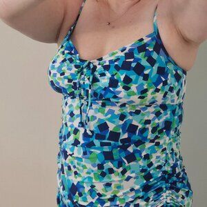 Size L (12-14) Suddenly Slim by Catalina One-Piece Swimsuit